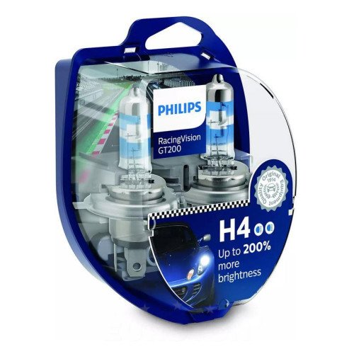 PHILIPS AUTO ŽARULJA H4 55W/12V Racing Vision GT200 PHILIPS AUTO ŽARULJA H4 55W/12V Racing Vision GT200